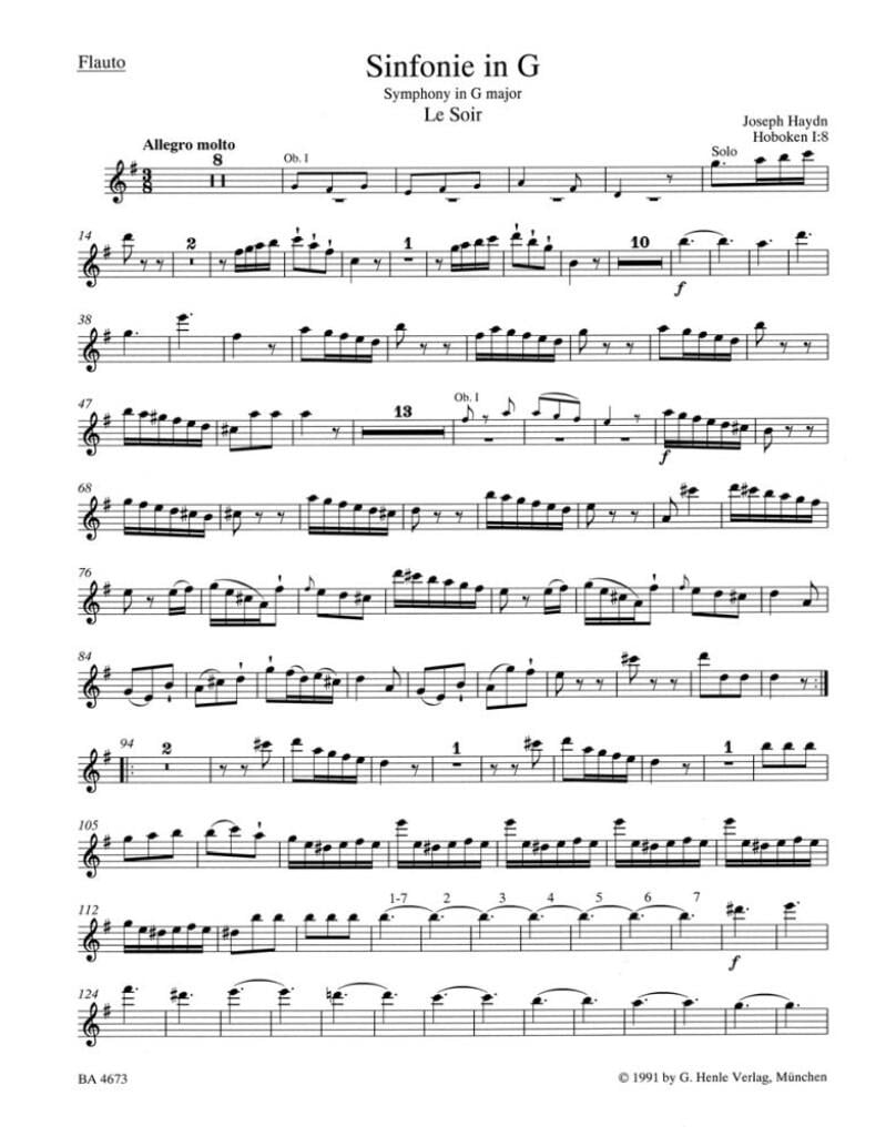 Symphony in G major No. 8